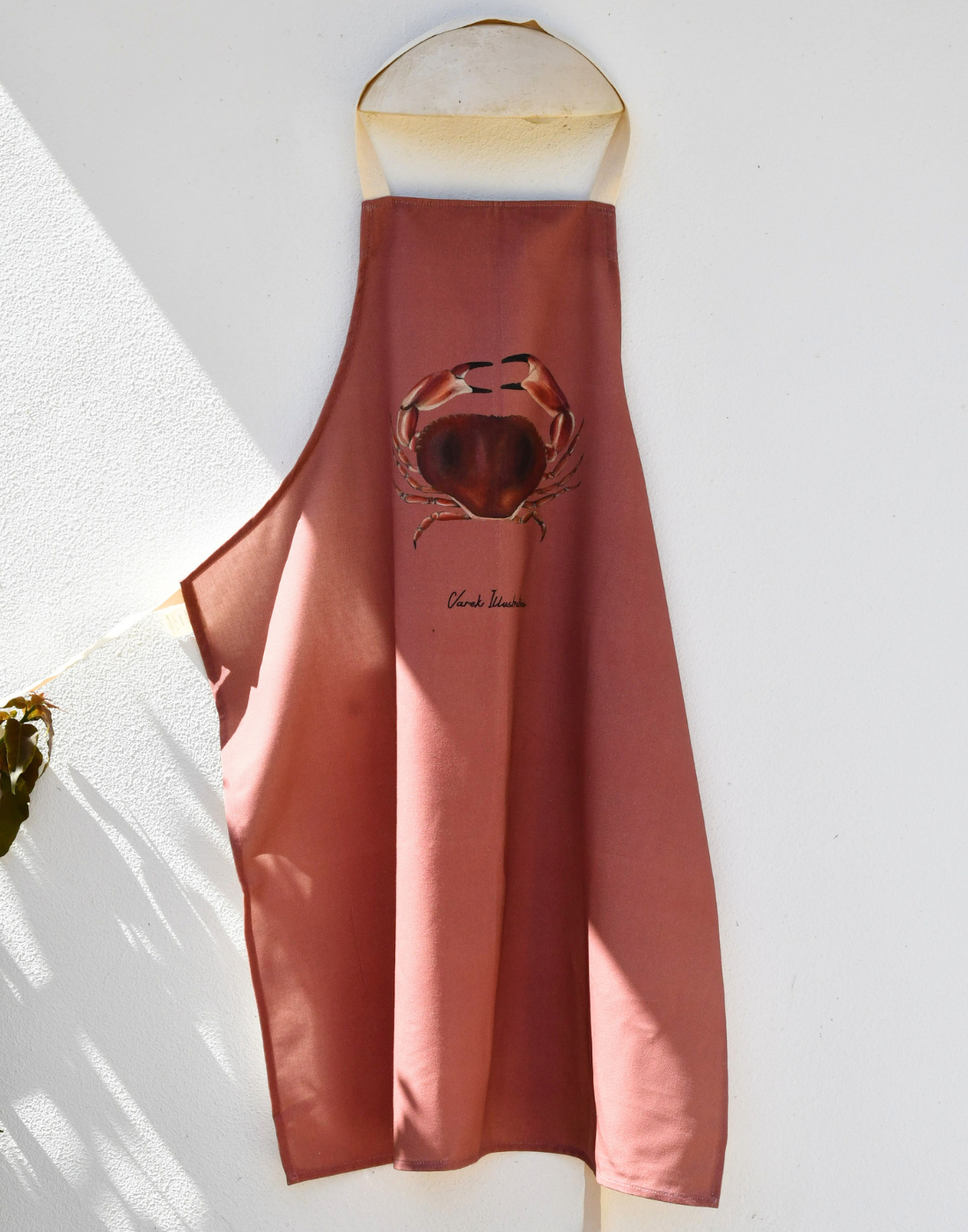 Tablier Rouge brique 100% coton : Le Tourteau