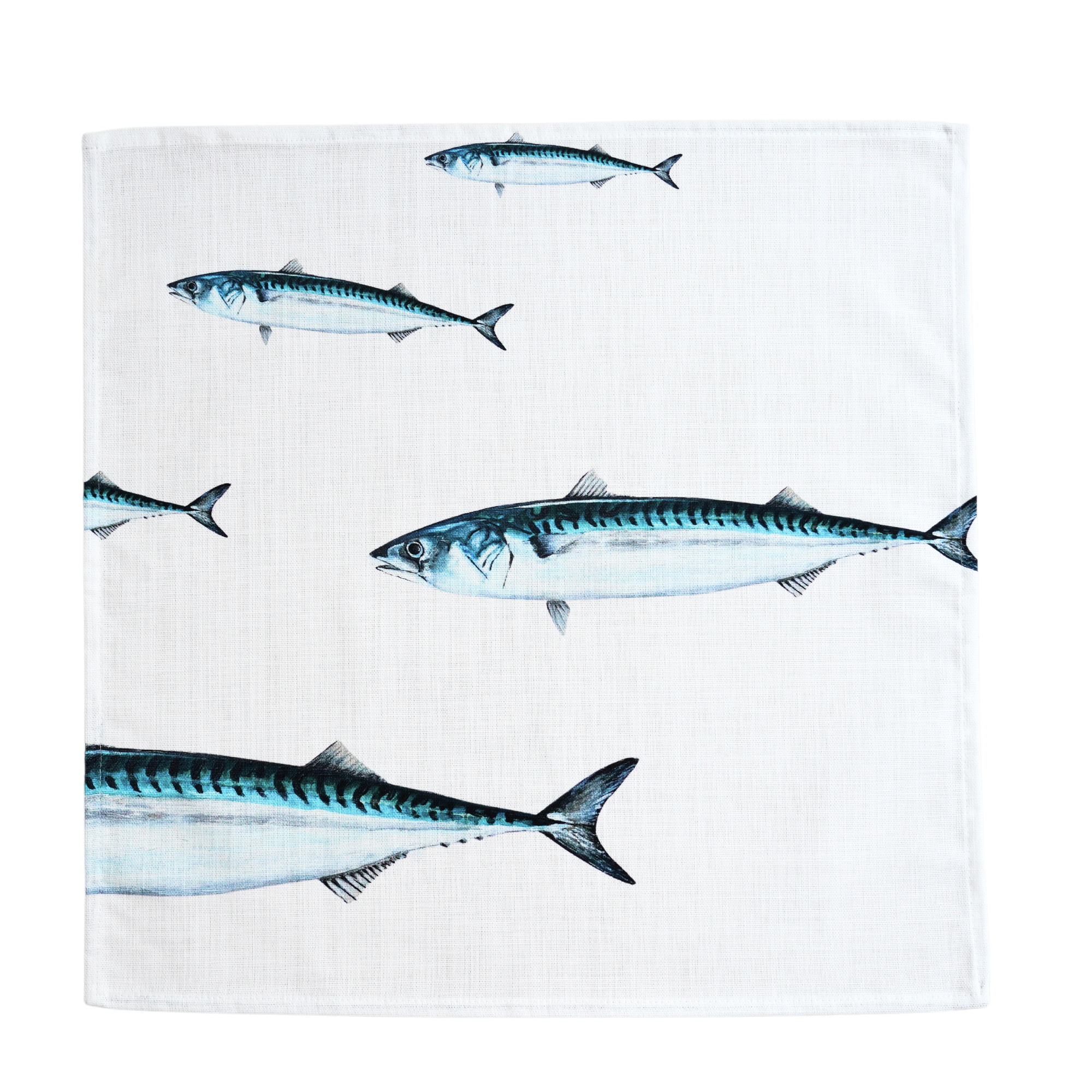 Serviette de table en coton : Maquereau
