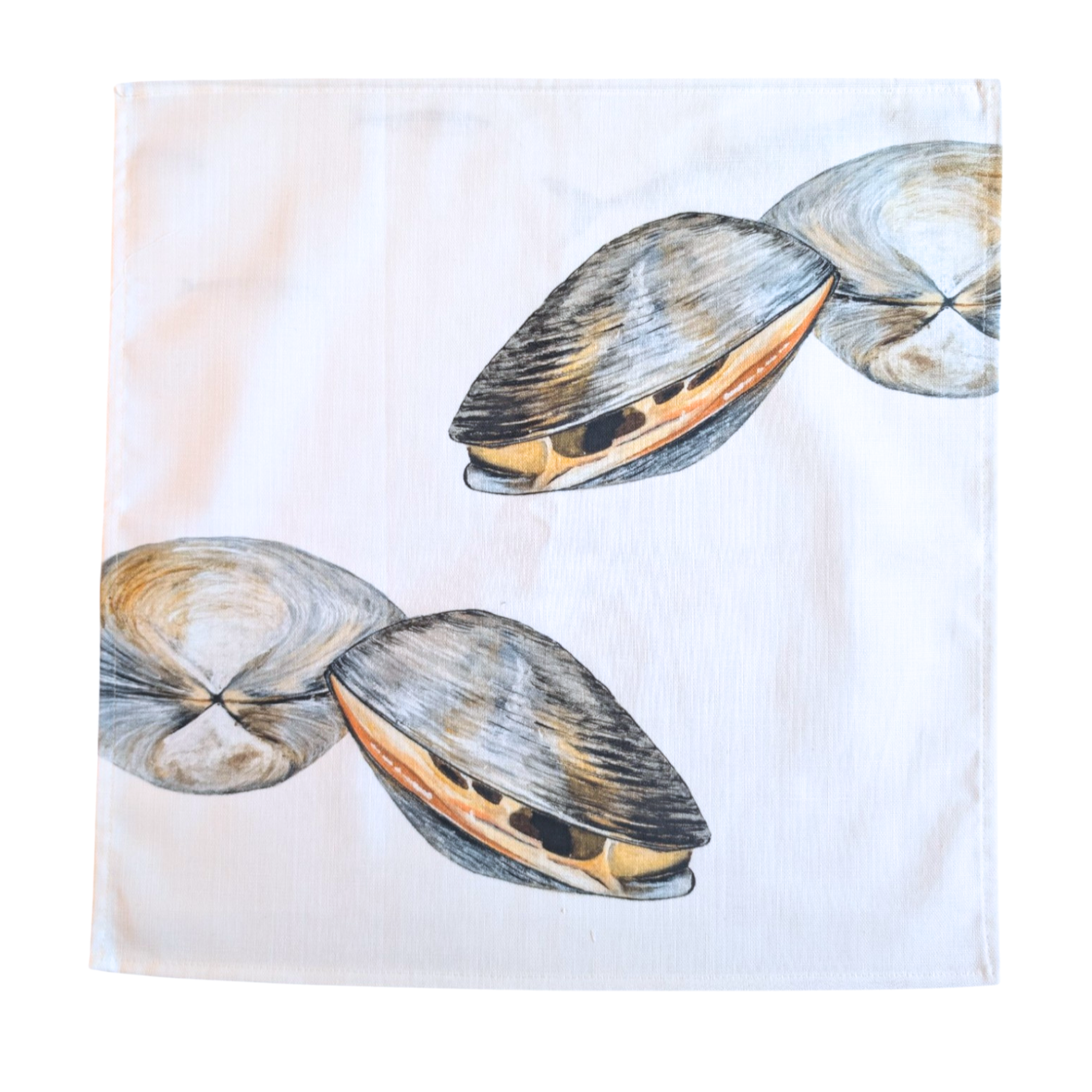 Serviette de table en coton : Palourde