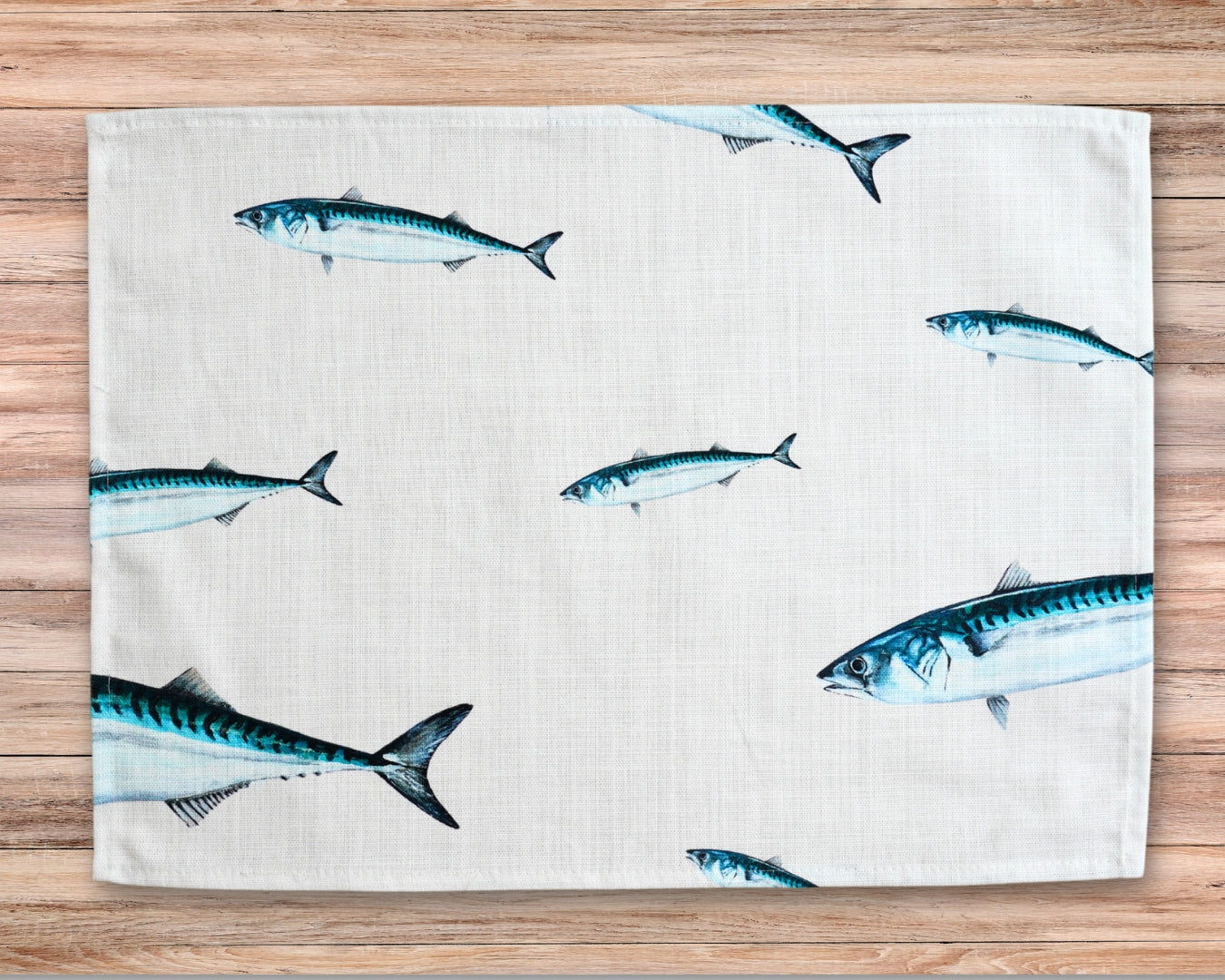 Set de table en coton enduit : Maquereau