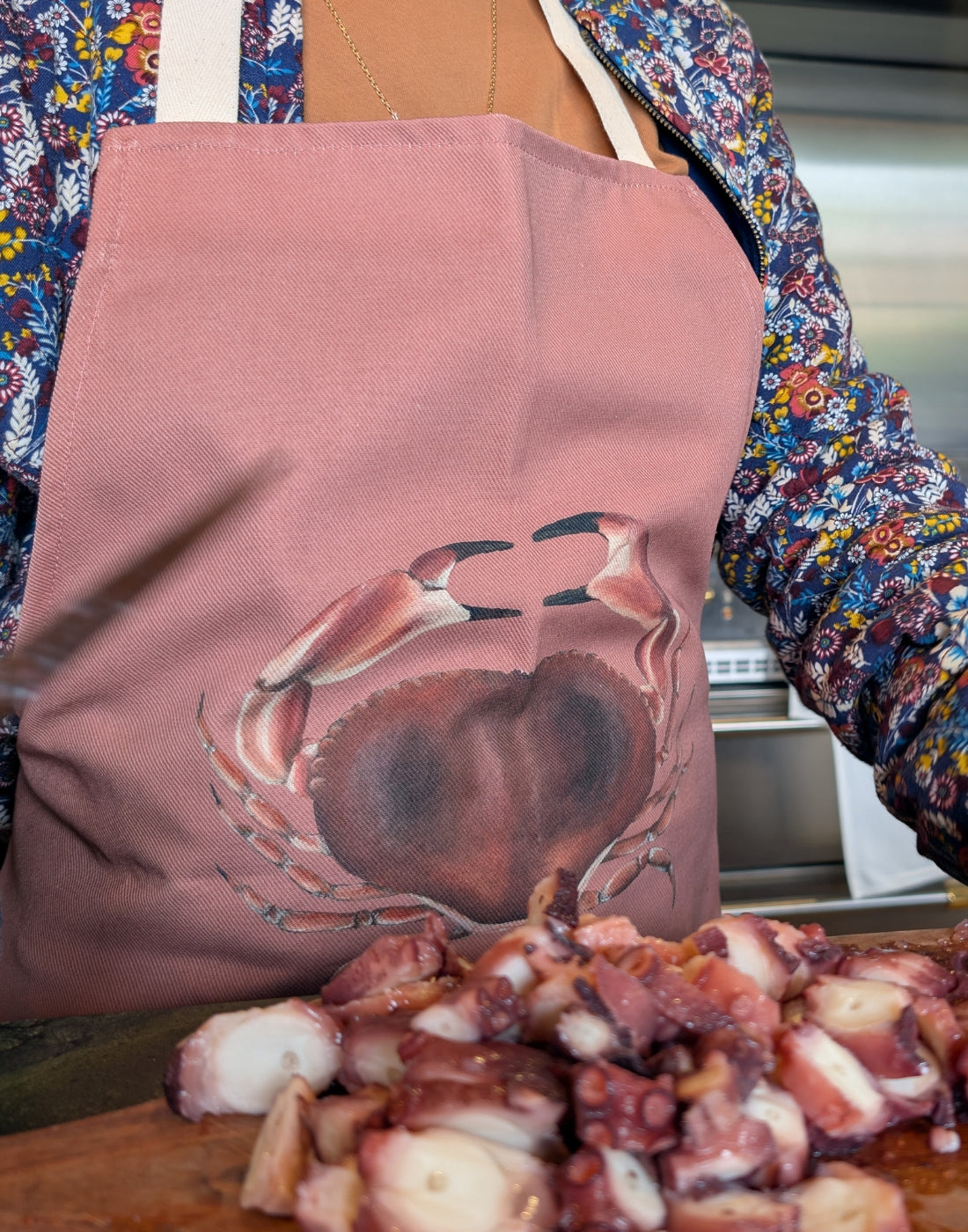 Tablier Rouge brique 100% coton : Le Tourteau