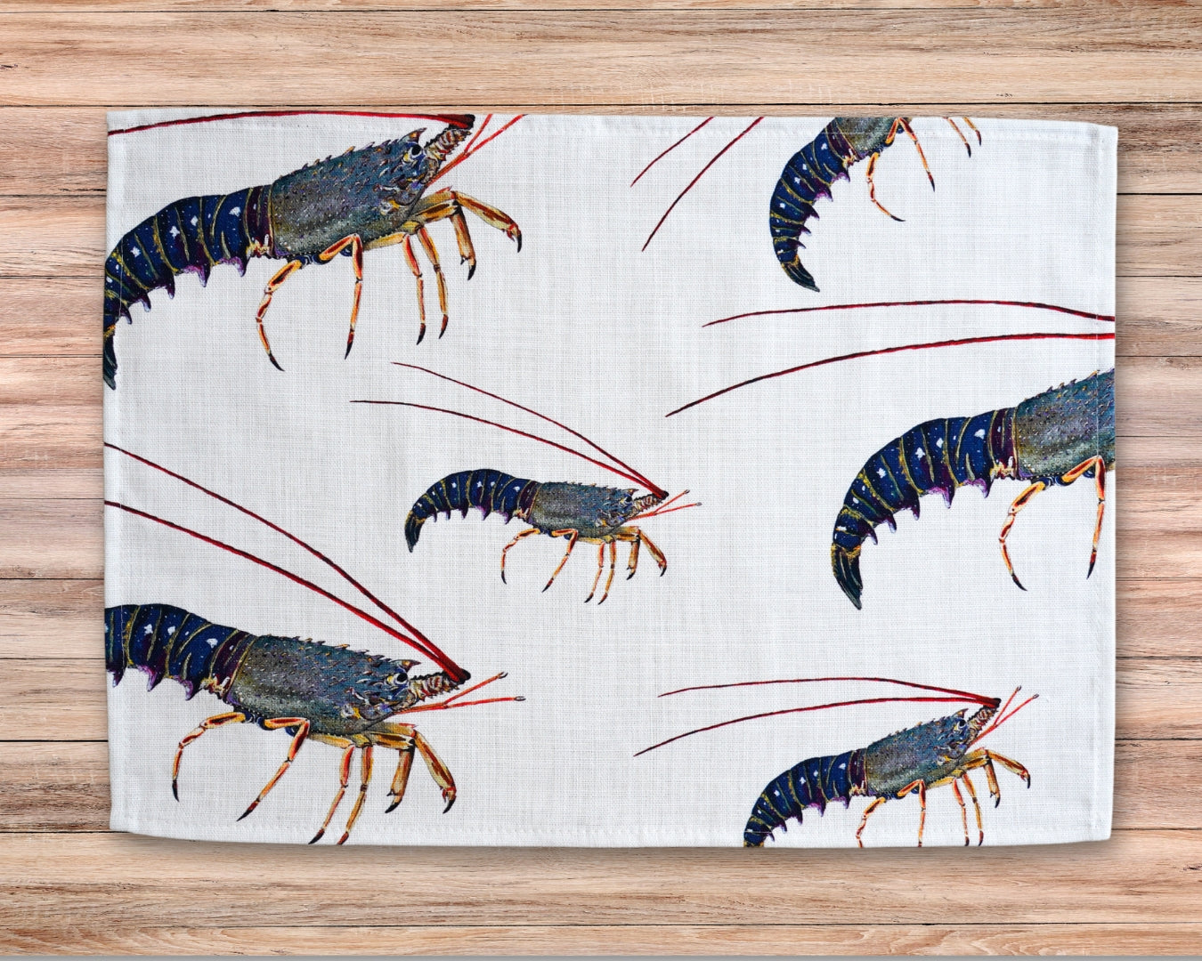 Set de table en coton enduit : Langouste