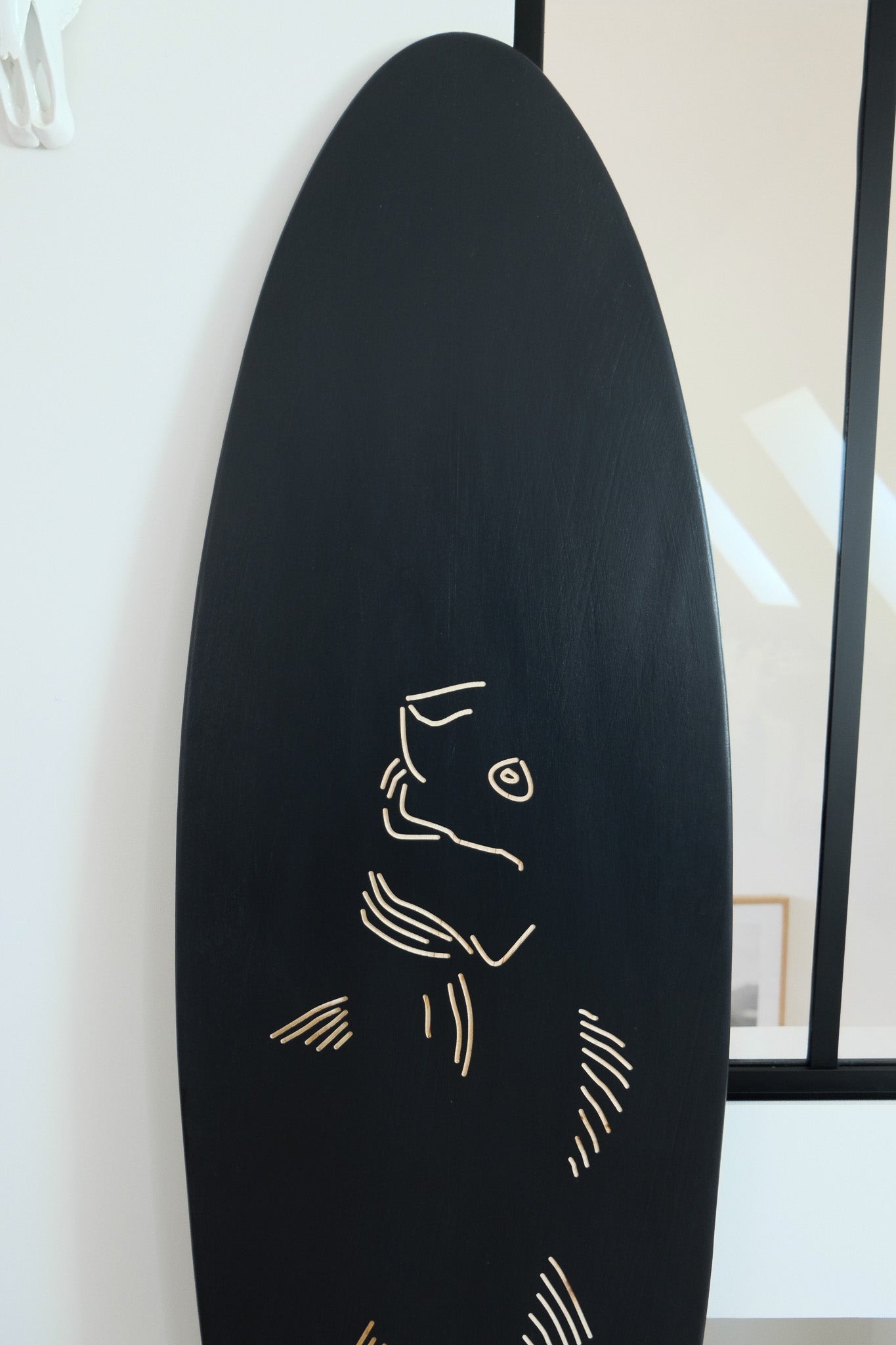 Planche de surf déco en bois : Le Bar