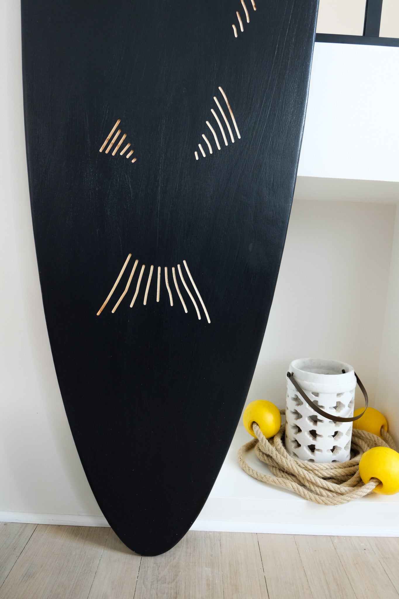 Planche de surf déco en bois : Le Bar