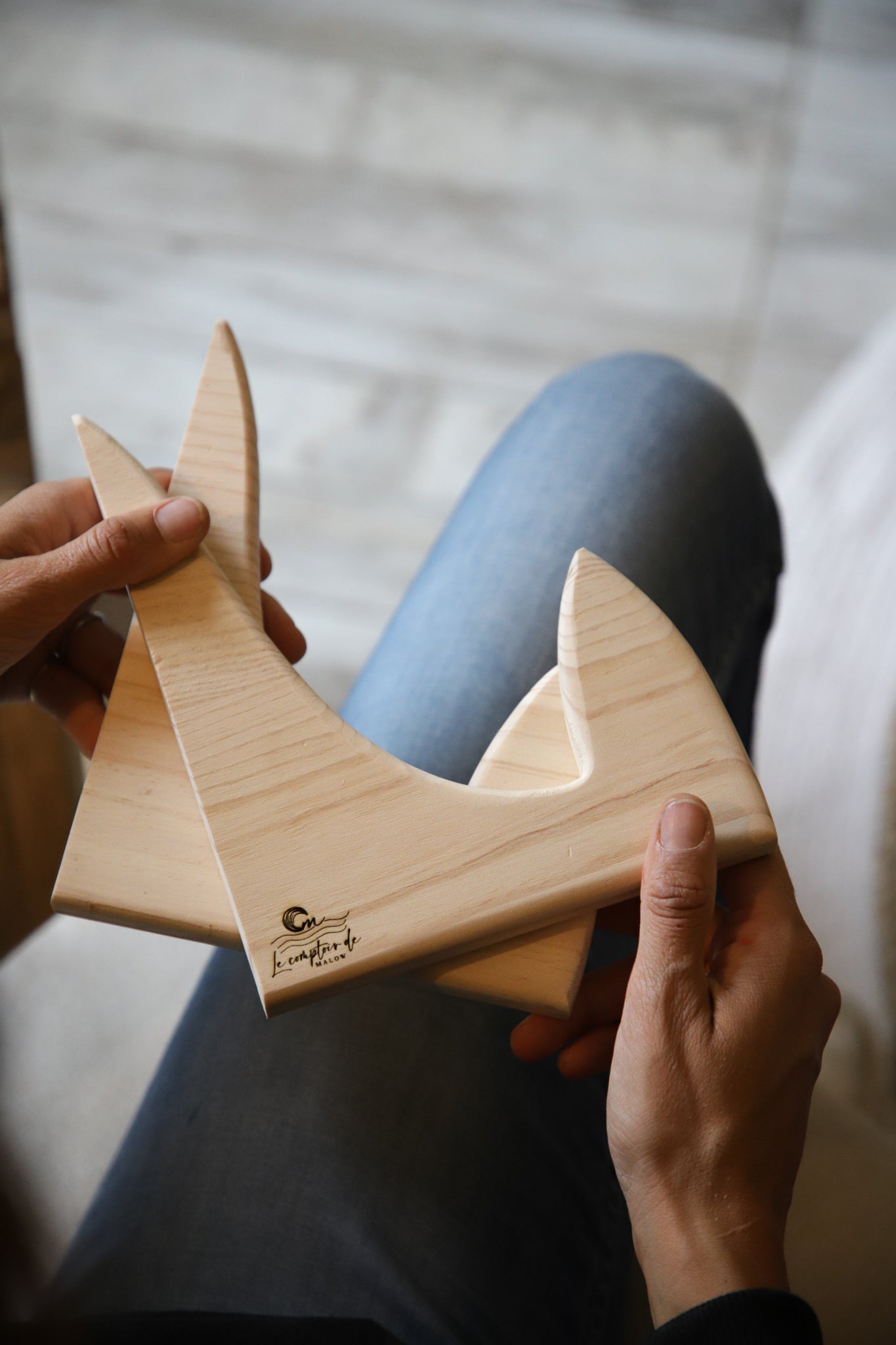 Planche de surf déco en bois : Le Bar