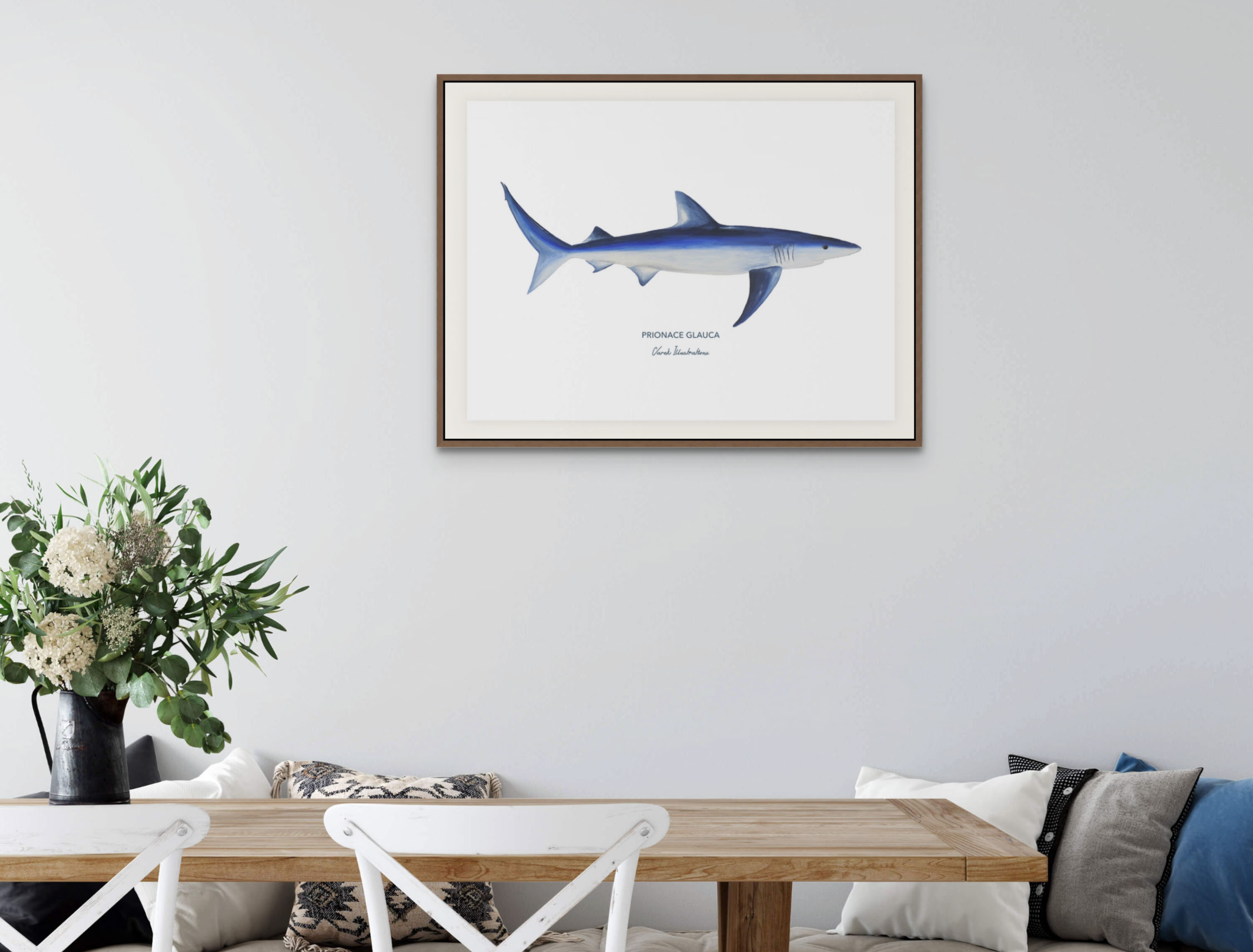 Affiche Le Requin Peau Bleue