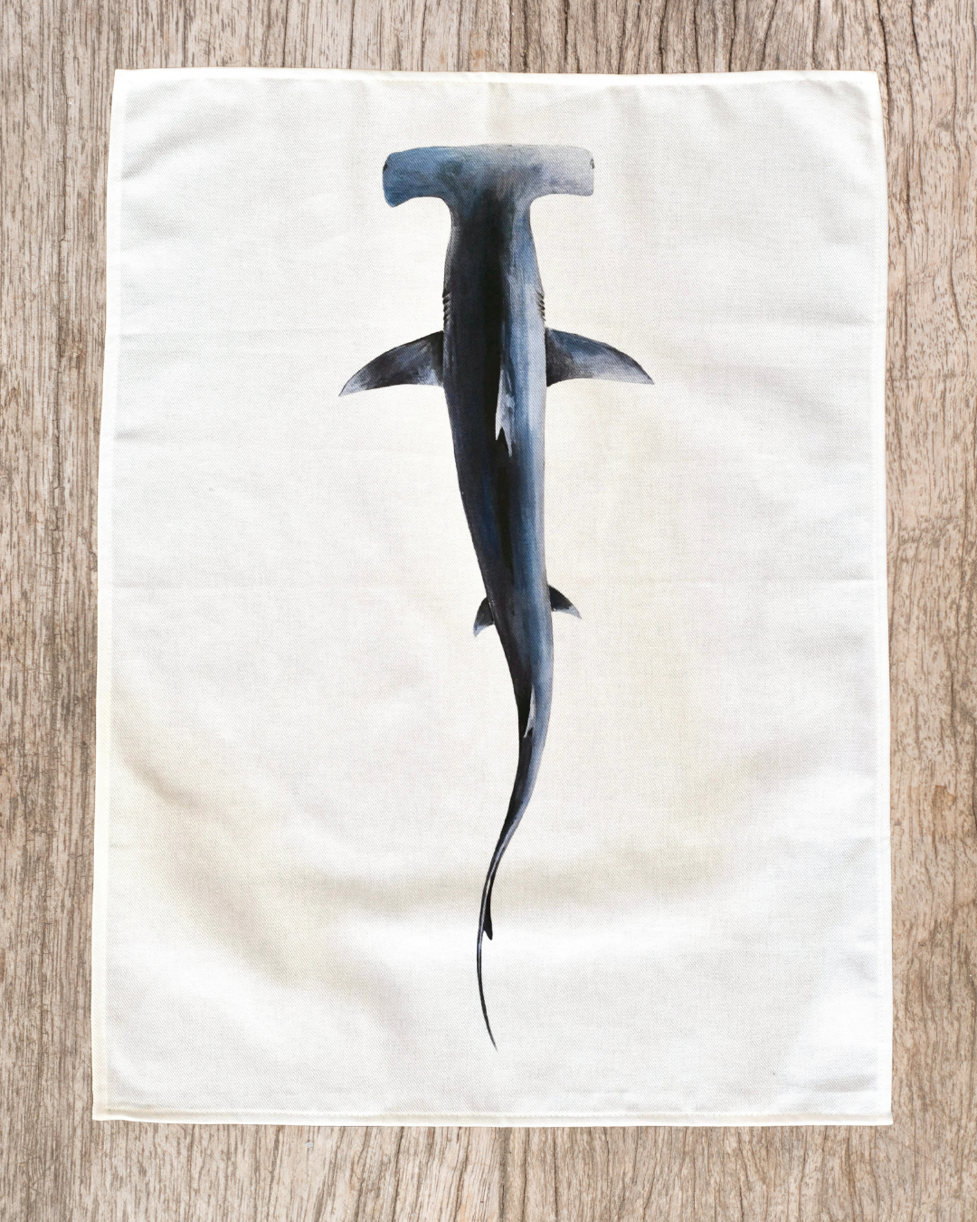 Torchon 100% coton : Le Requin Marteau