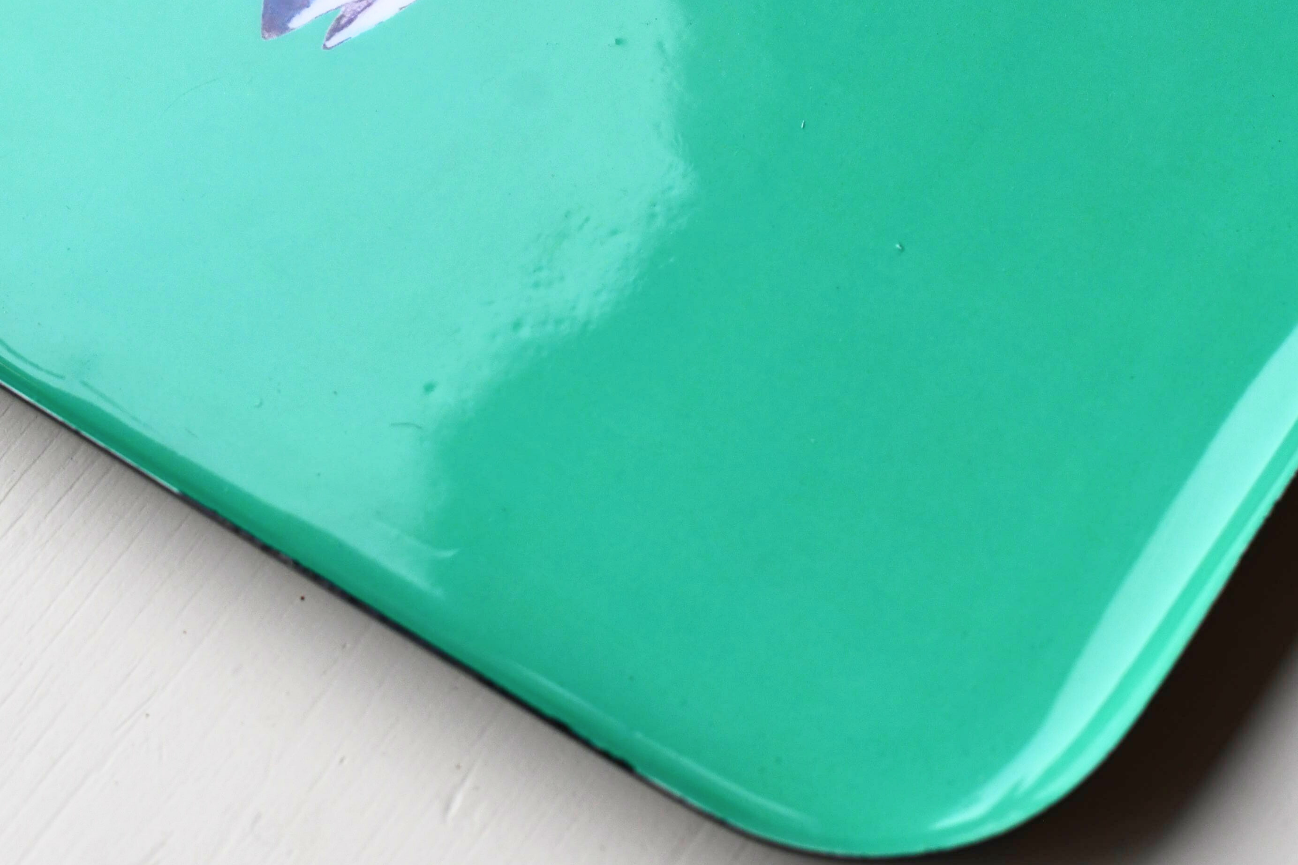 Plateau en aluminium émaillé  45 x 30 cm : Le Maquereau