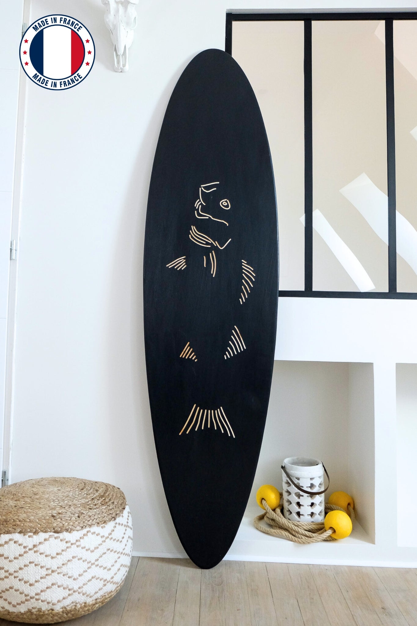 Planche de surf déco en bois : Le Bar