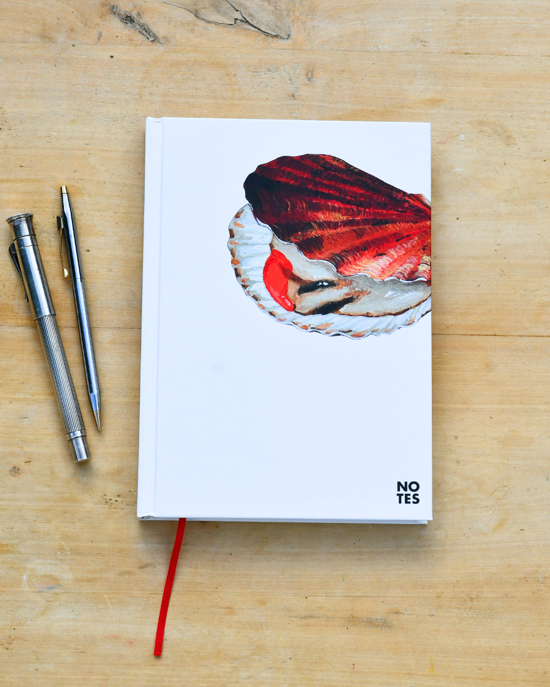 Carnet de note A5 : La Coquille Saint Jacques