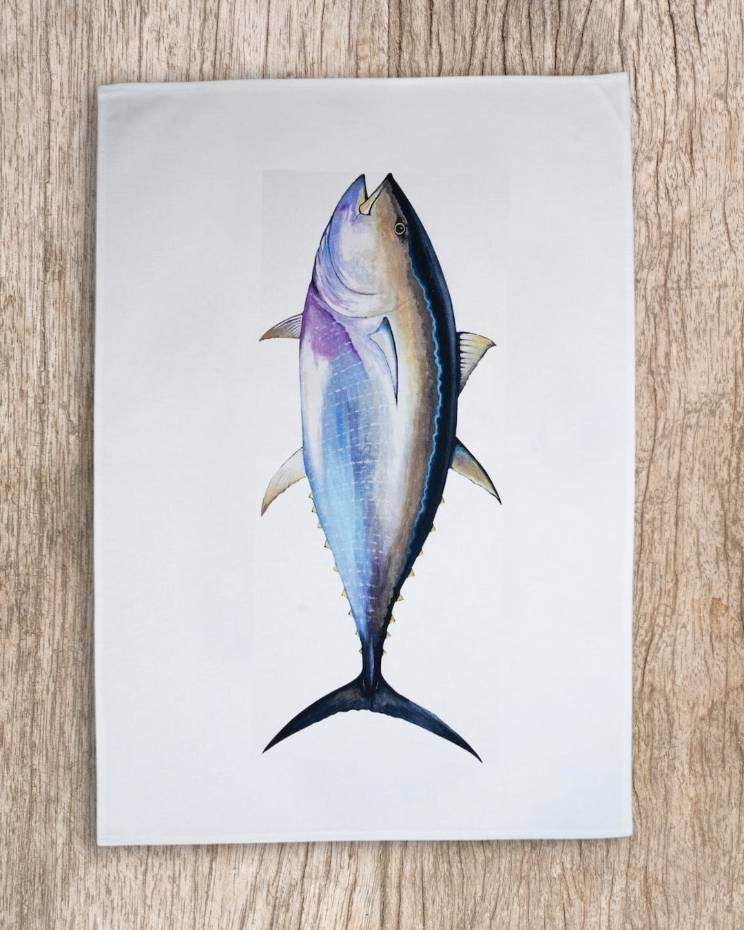 Torchon 100% coton : Le Thon Rouge