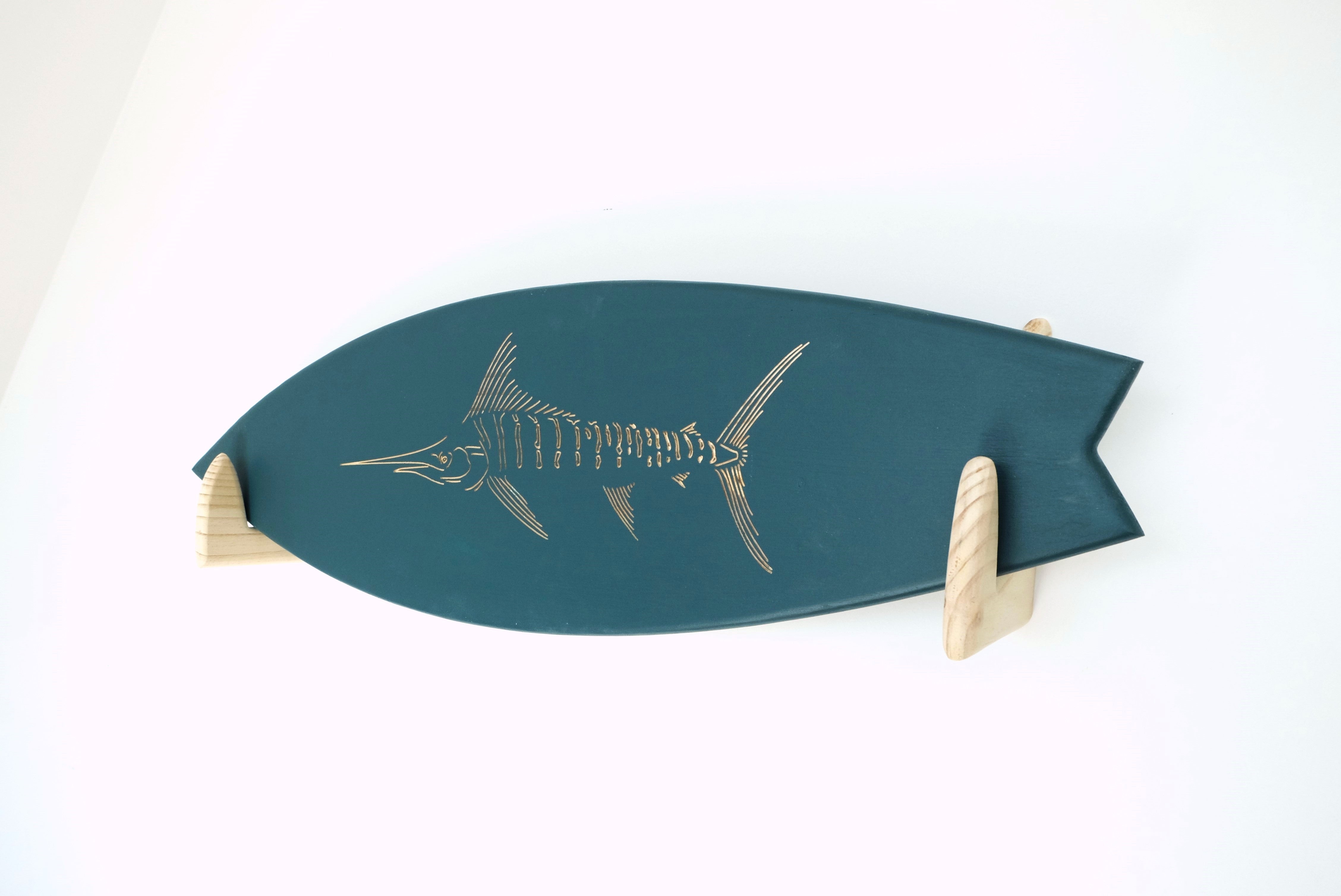 Planche de surf déco en bois : Le Marlin