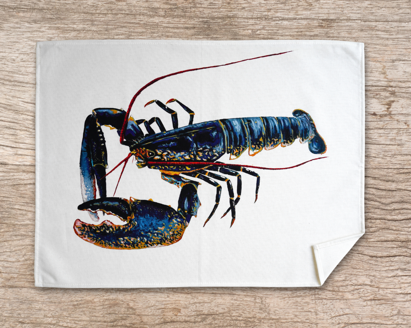 Torchon 100% coton : Le Homard